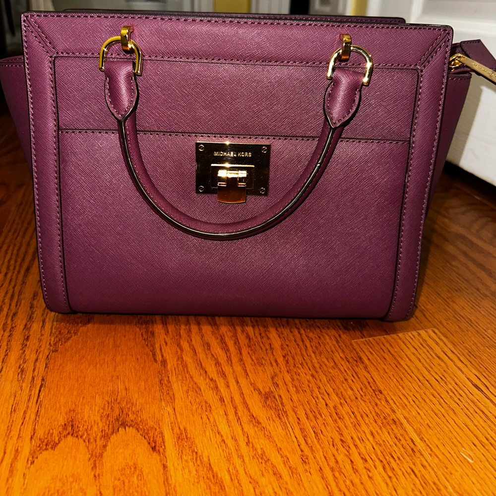 Purple Michael Kors Crossbody